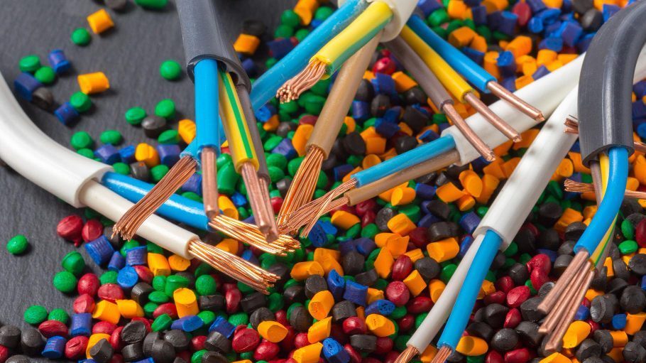colorful-plastic-polymer-granules-cable